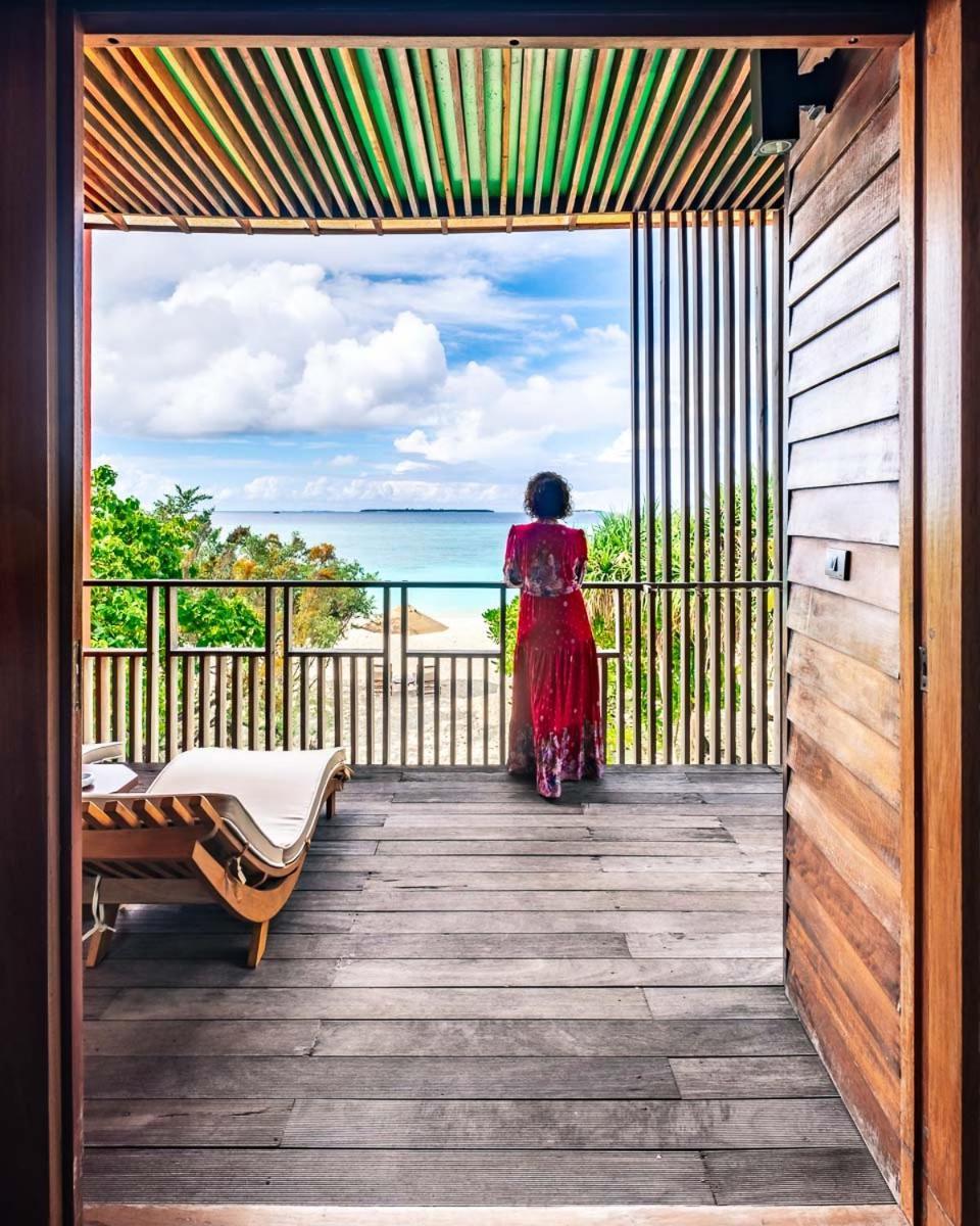 The Barefoot Eco Hotel Hanimaadhoo Island Exterior foto