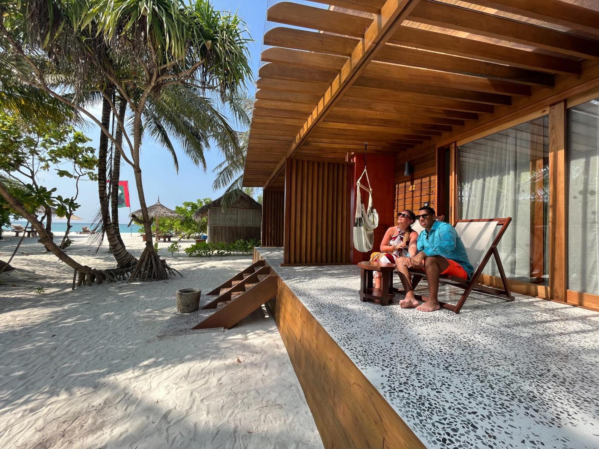 The Barefoot Eco Hotel Hanimaadhoo Island Exterior foto